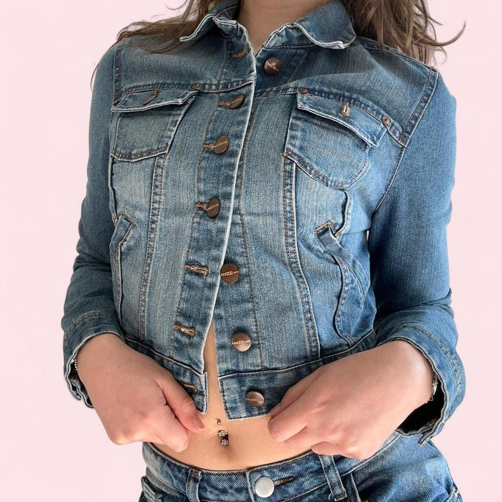 Y2K denim jacket