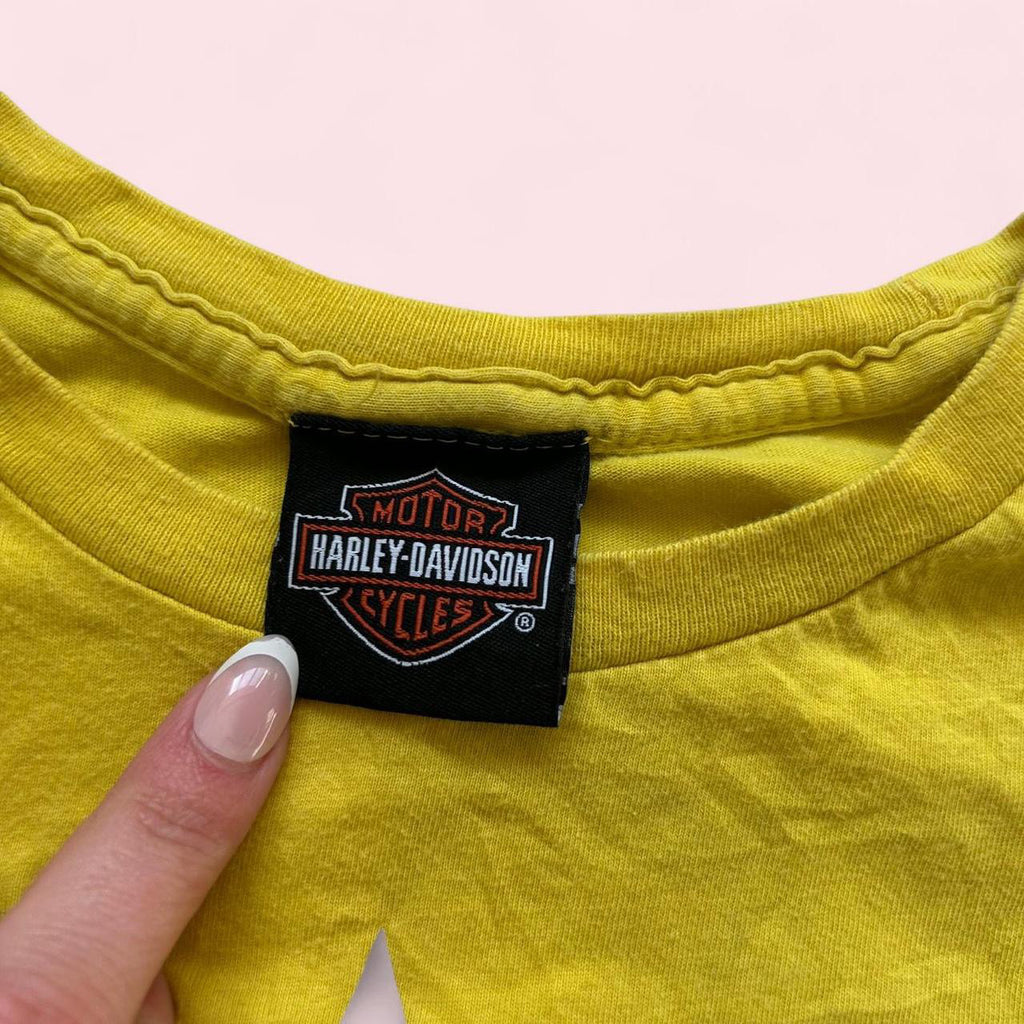 Yellow Harley Davidson t-shirt image 1