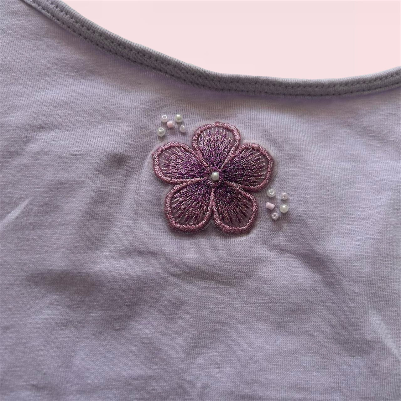Purple flower cami  image 2