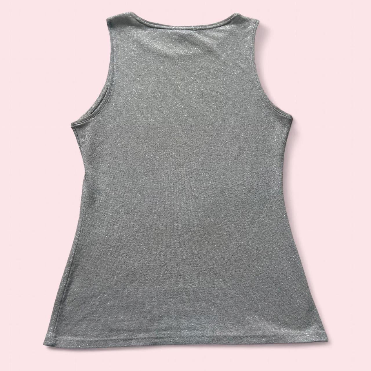 Grey sparkle tank  image 4