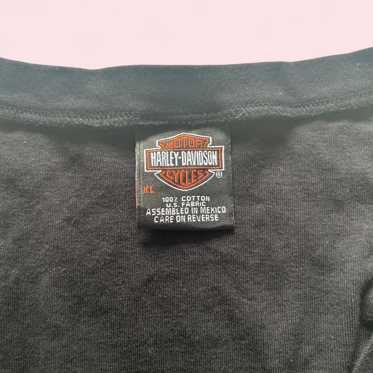 Black Harley Davidson vest top  image 1