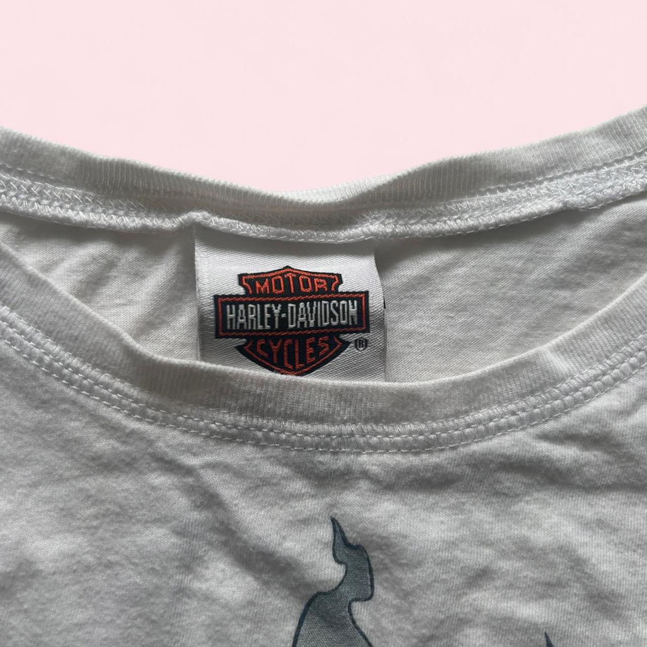 White long sleeve Harley Davidson t-shirt image 1