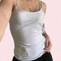 White beaded cami  image 0