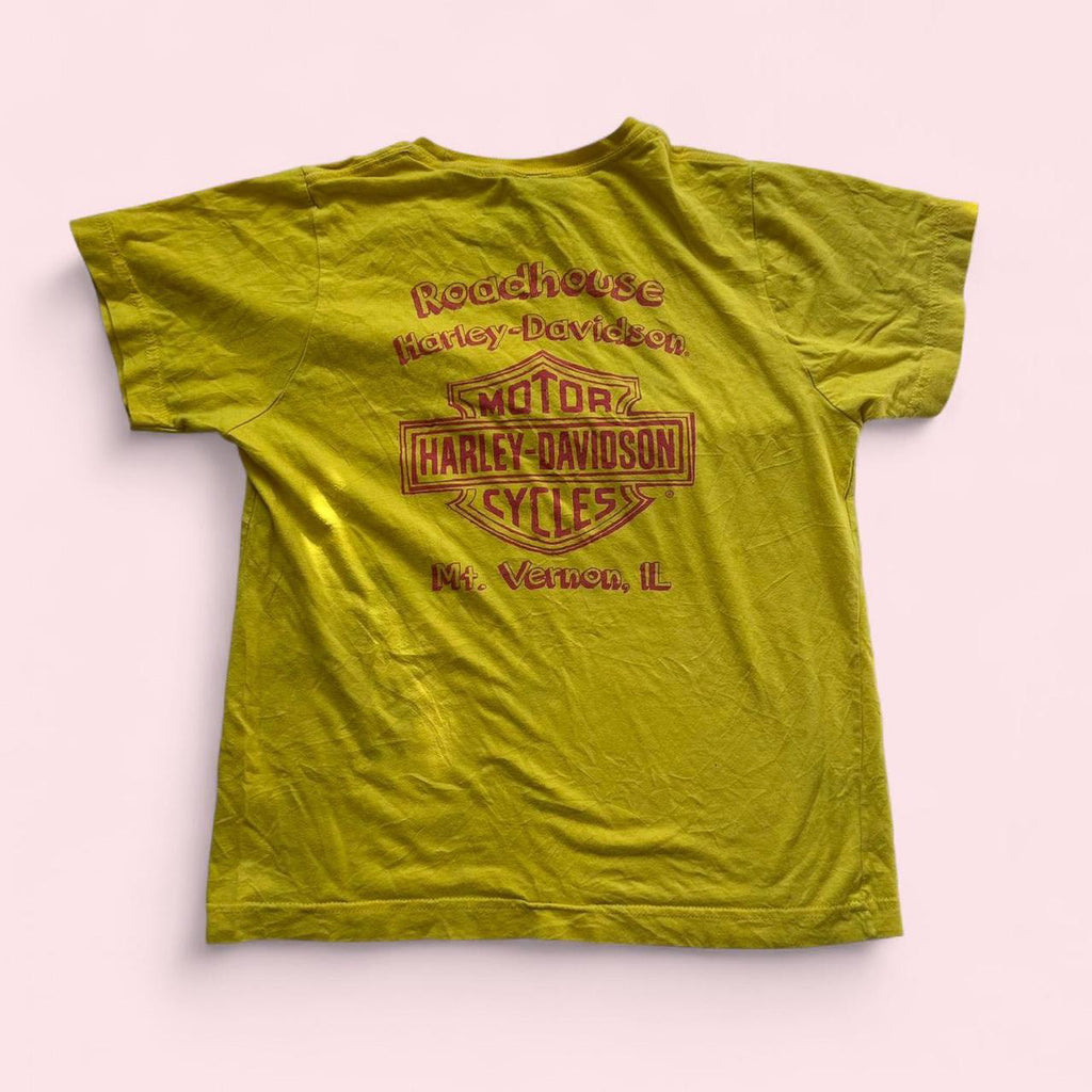 Yellow Harley Davidson t-shirt image 3
