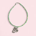 Green dragon beaded bracelet image 0