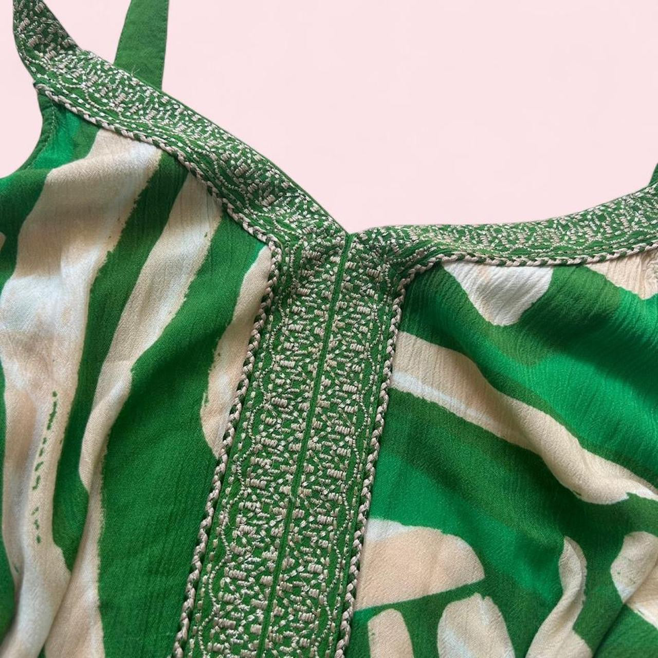 Green cami top