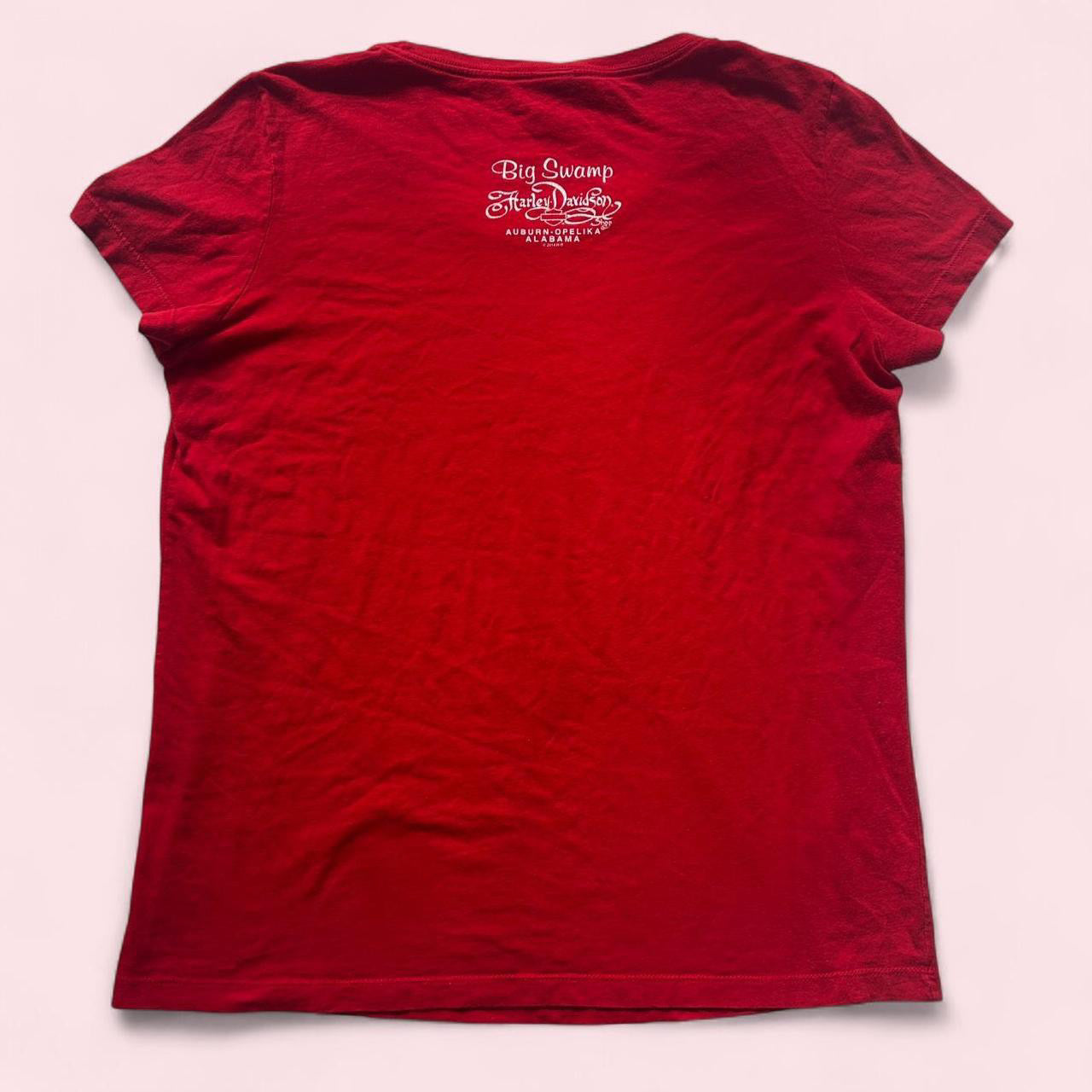 Red Harley Davidson t-shirt image 3