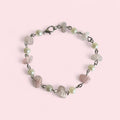 Pink crystal and pearl bracelet  image 0