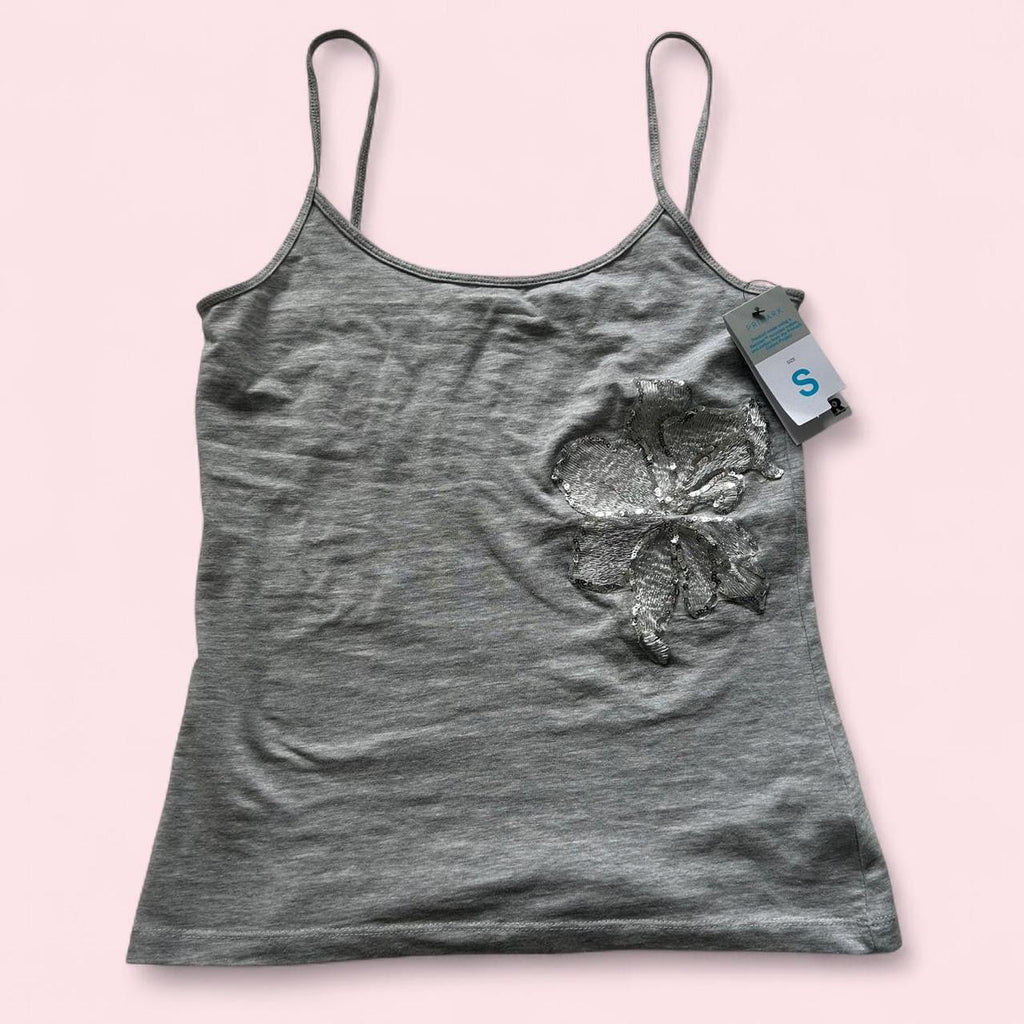 Grey floral cami  image 1