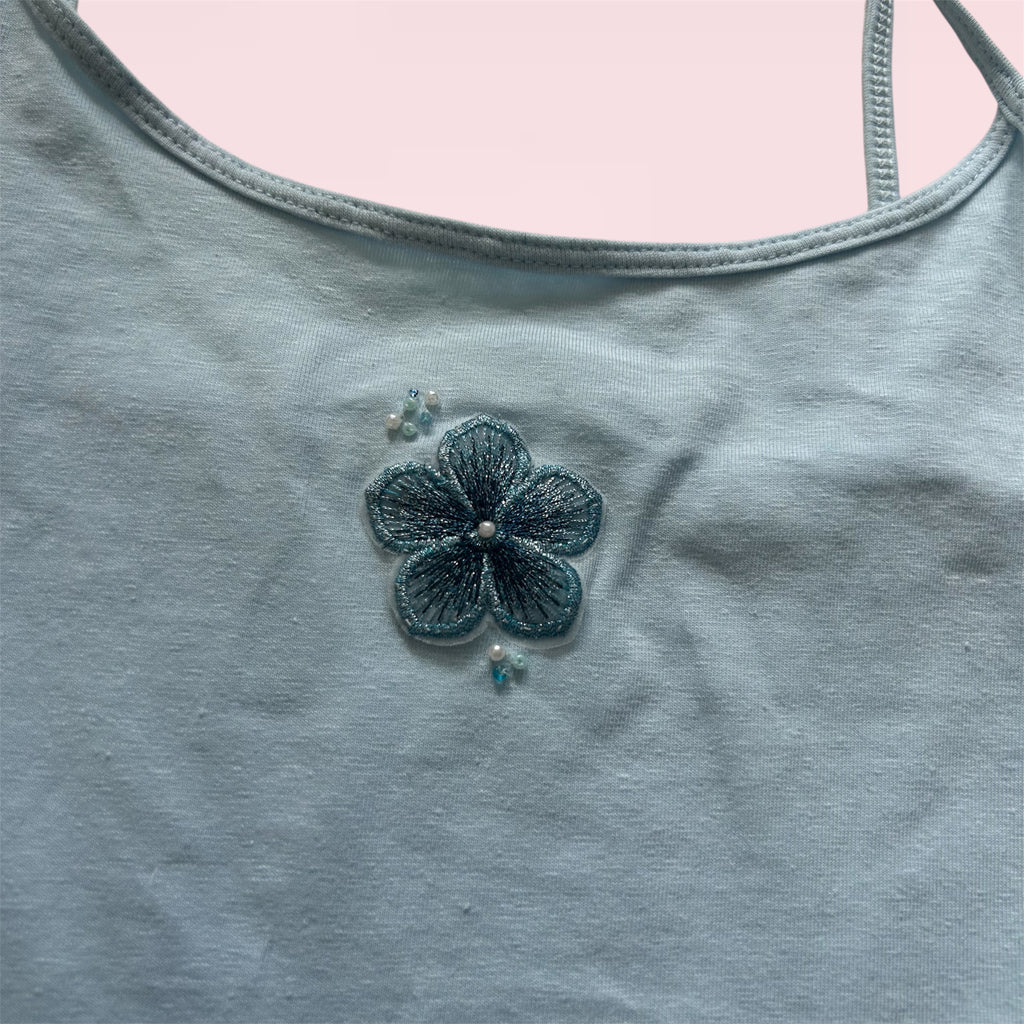 Blue floral cami  image 2