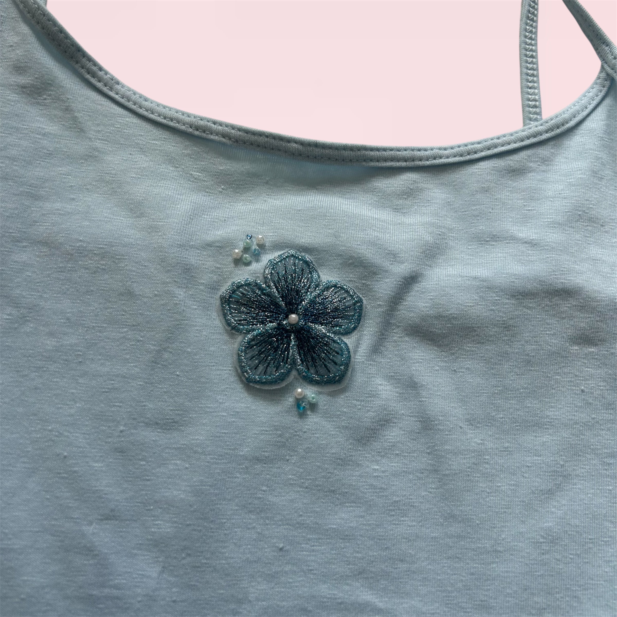 Blue floral cami  image 2