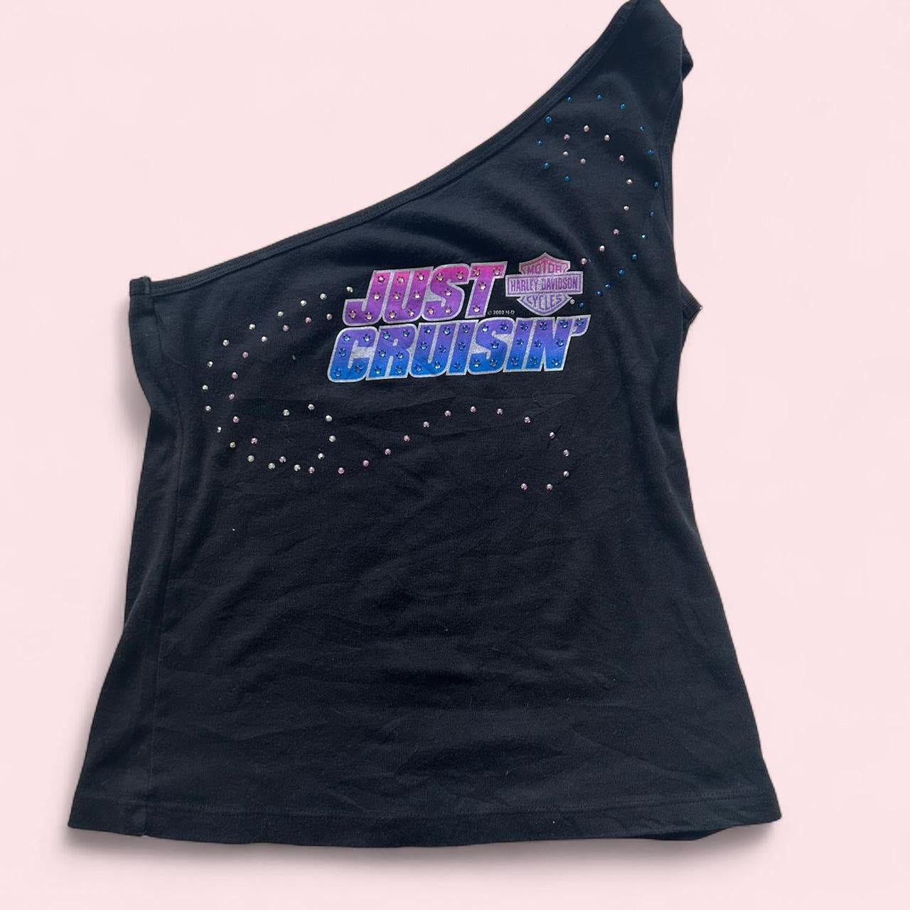 Harley Davidson off shoulder top  image 1
