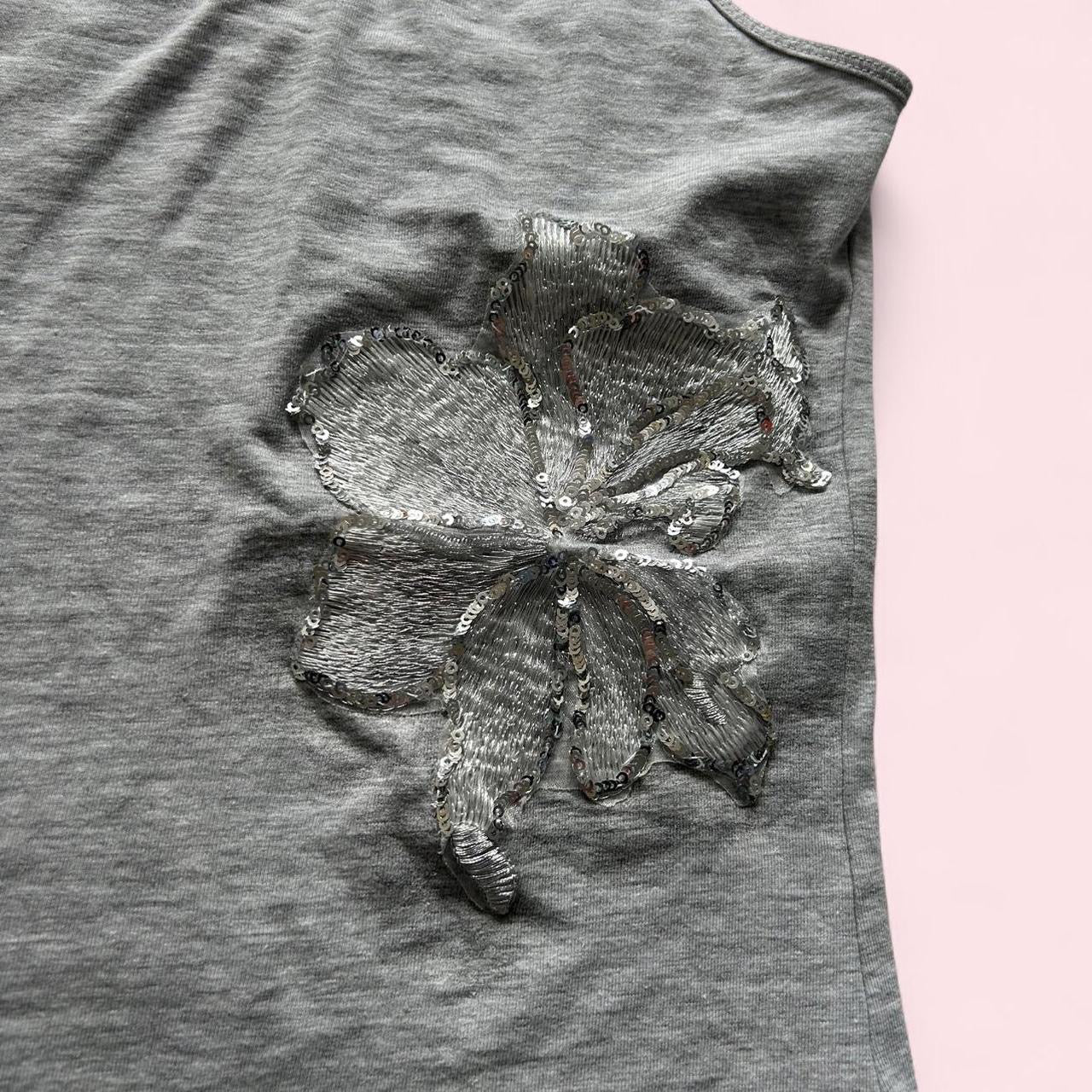 Grey floral cami  image 2
