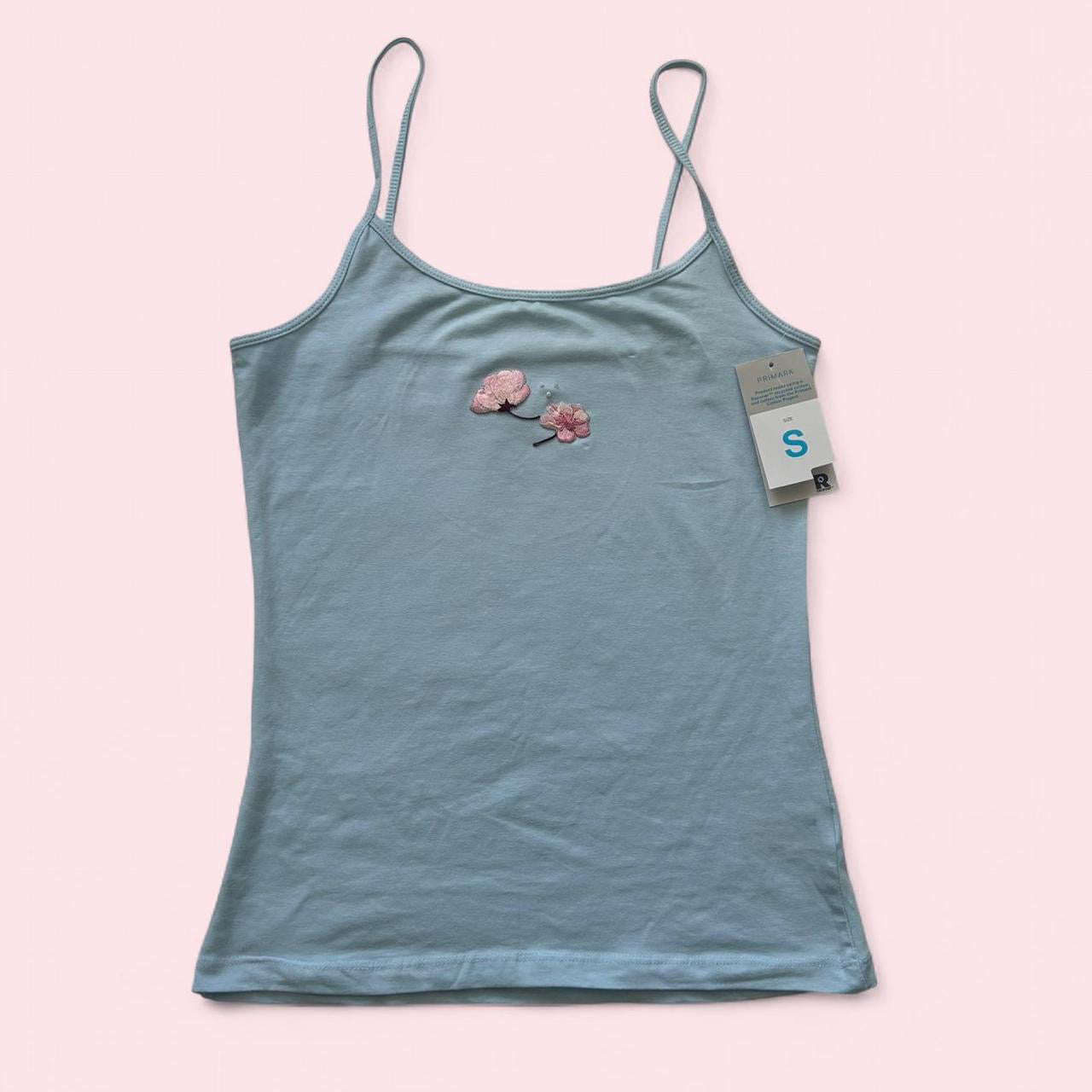 Blue cherry blossom cami  image 1
