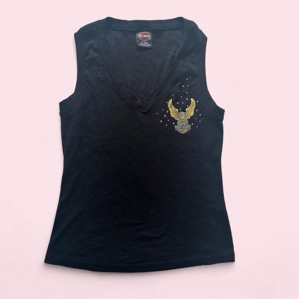 Black Harley Davidson vest top  image 0