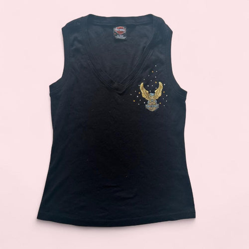 Black Harley Davidson vest top  image 0