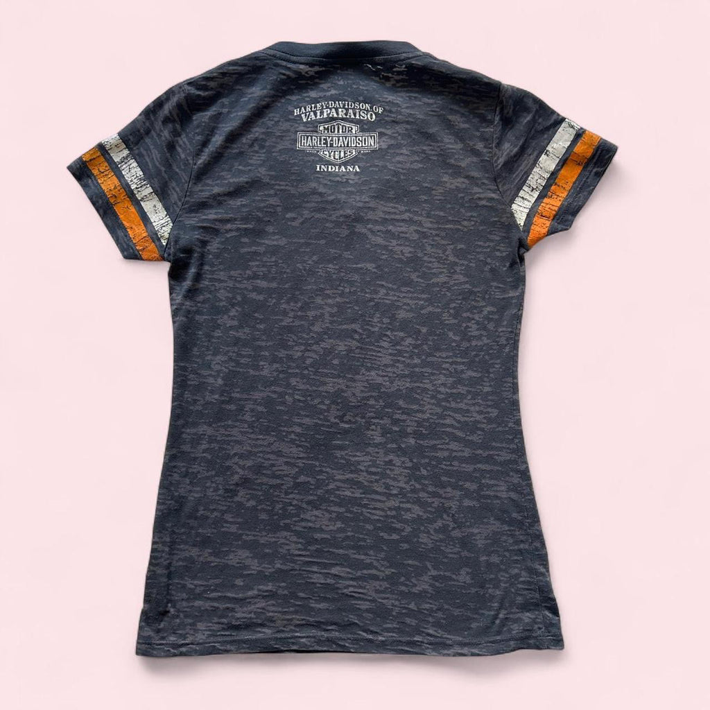 Harley Davidson v-neck top  image 3